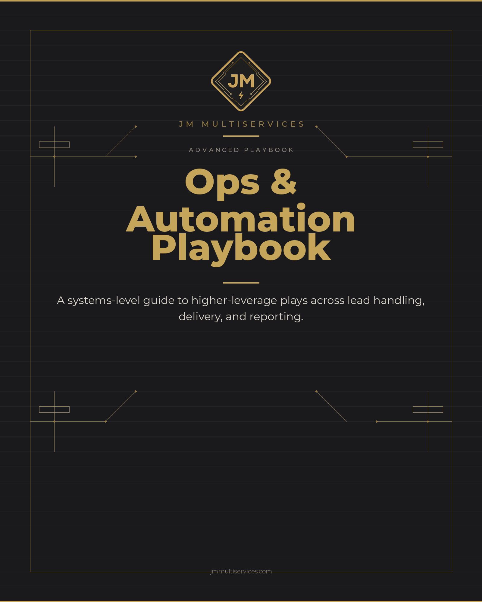 Ops and Automation Playbook — systems improvement guide